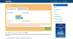 Desktop Screenshot of nokpay.net